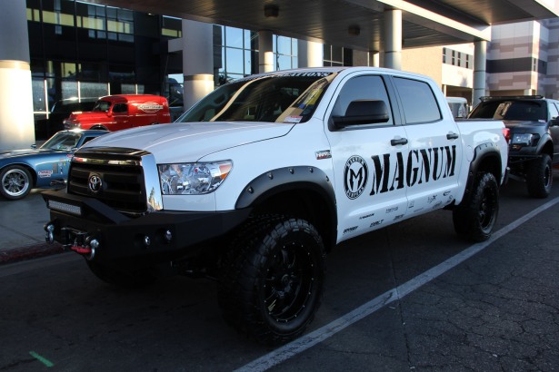 2013 Toyota Tundra outfitted with ICI's Magnum Bumpers